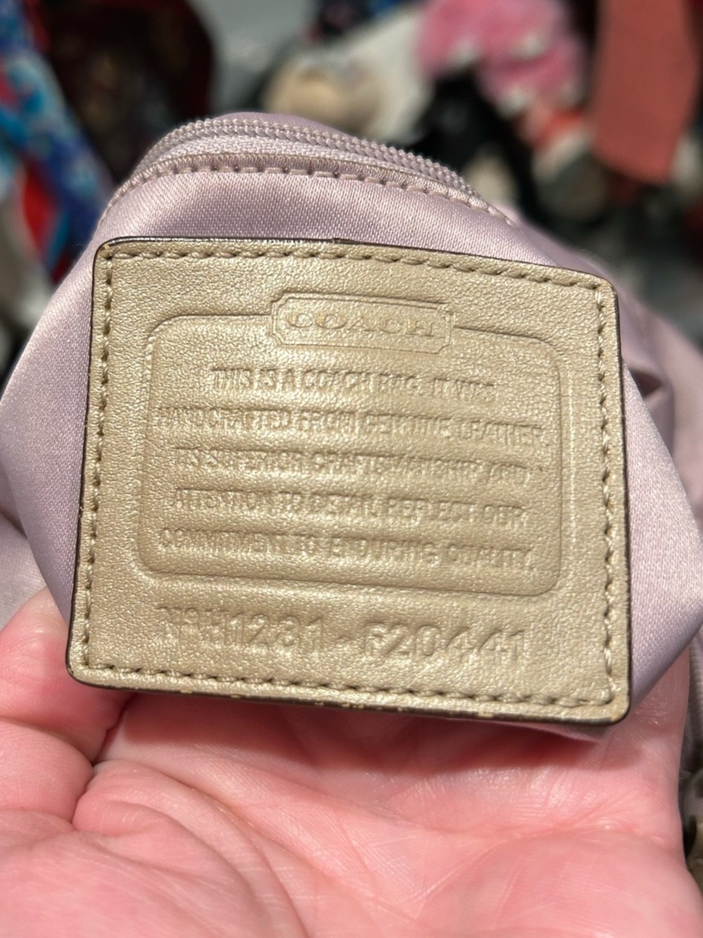 Coach Poppy Era Metallic Shoulder Bag Champagne Gold with Hang Tags 2012 - Picture 8 of 13